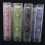 4 Pack Mini Transparent 3 Ring Binder Covers with Grid Inner Page and 12 Pcs Pockets(3 Pcs/Set) 3