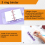 4 Pack Mini Transparent 3 Ring Binder Covers with Grid Inner Page and 12 Pcs Pockets(3 Pcs/Set) 10