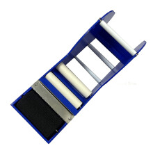 Water Activated Gummed Paper Tape Packaging Dispenser 3 Inch Blue for Shipping, Carton and Box Sealing