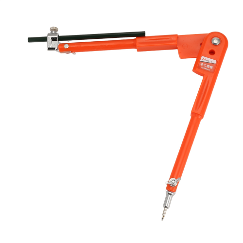 Carpenter Precision Pencil Compasses Large Diameter Adjustable Dividers Marking and Scribing Compass for Woodworking S 2