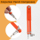 Carpenter Precision Pencil Compasses Large Diameter Adjustable Dividers Marking and Scribing Compass for Woodworking S 8