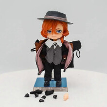 (14cm No Retail Box) 18 cm POP UP PARADE Bungo Stray Dogs Nakahara Chuuya Anime Figure Osamu Dazai Action Figure Edogaw