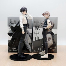 (2pcs With Retail Box) 18 cm POP UP PARADE Bungo Stray Dogs Nakahara Chuuya Anime Figure Osamu Dazai Action Figure Edogaw