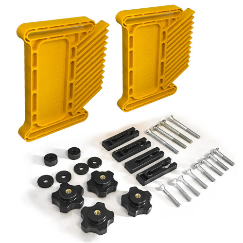 2Pcs Featherboard Woodworking Board Set Router Tables Saws Aid Tool Kits with T-Slots, Miter Slots 2