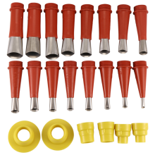 22Pcs Stainless Steel Caulk Nozzle Applicator Caulking Finisher Glue Silicone Sealant Finishing Tool Kitchen Bathroom