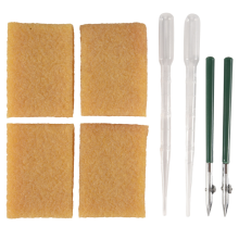 Art Ruling Pen Set Masking Fluid with Glue Residue Eraser,Ruling Ink Pens Line Drawing Tool for Mounting