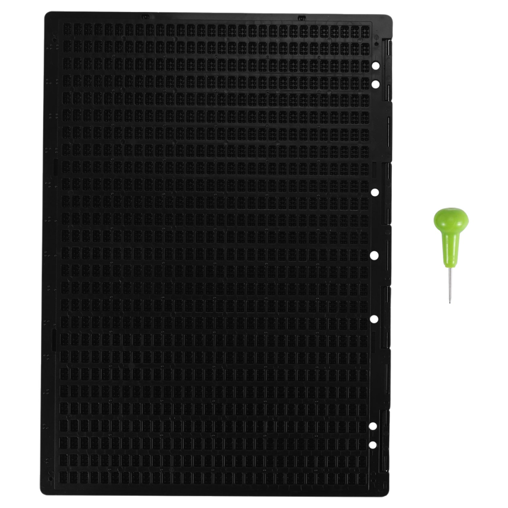 Saudism 27 Lines And 30 Grids Practical School Plastic Braille Portable Writing Board With Stylus