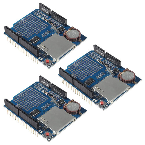 3PCS Data Logger Module Logging Shield Recorder DS1307 for with SD Card