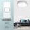 Inline LED Dimmer Switch, Built-in Rotary ON/OFF and Knob Control for Dimmable 3-100W LED/Incandescent White 6