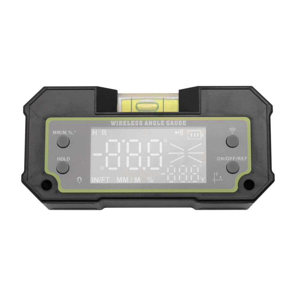 Bluetooth Level Inclinometer Dual Digital Protractor Measuring Angle Ruler Biax Rechargeable Magnetic Box 4851426804101