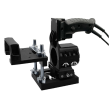 2-in-1 Fastener Opening Punching Locator Woodworking Trimming Slotting Bracket Cabinet Board Side Hole Fixture