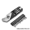 17-in-1 Stainless Steel Adjustable Wrench Foldable Pocket Multi Tool Multifunctional Spanner Screwdriver Bits Kit 3