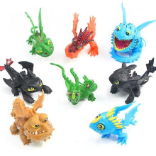 8 PACK Dragon 2 Figures