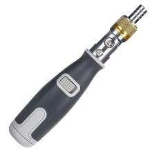 10-In-1 Gray Screwdriver Set Bidirectional Ratchet Deformation Multi-Angle Special-Shaped with Batch Head
