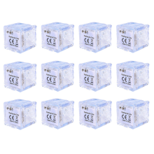 Waterproof LED , 12Pcs Multi Color Flashing Glow in the Dark Light Glowinthedark for Drinking Party
