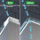 4Pcs Aluminum Gutter Valley Splash Guards - Rain Drip Guard for Shingle Roof Corners 3
