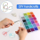 Kandi Beads Rainbow for Bracelets Making Kit 24 Types and Letter Kit,Plastic B 5