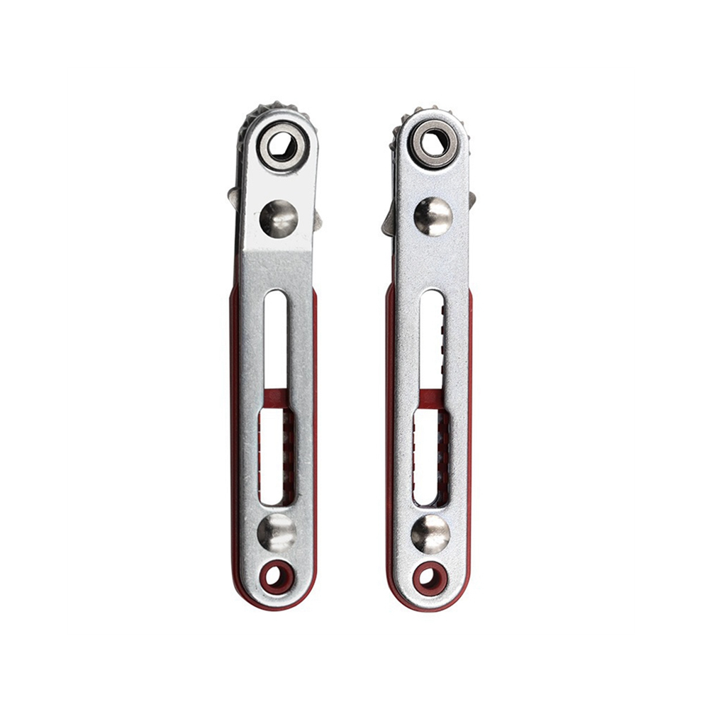 2Pcs Mini Quick Ratchet Wrench Set Straight/Elbow Screwdriver Tool Has Two Heads 4851426807102