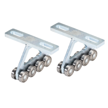 2Pcs Hoist Trolley for PA200-1000 Electric Hoist, 8 Wheels Assembly 1-5/8Inch Strut Channels