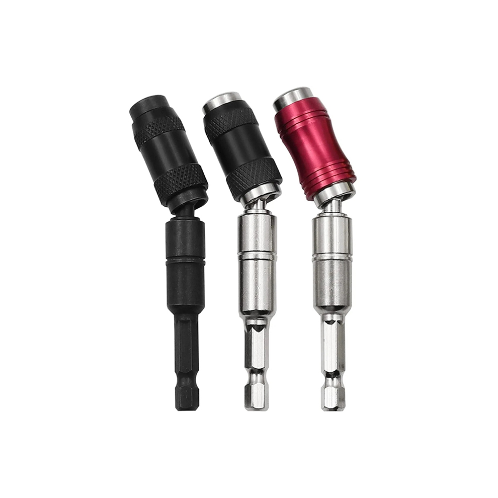 3Pcs Magnetic Pivot Drill Bit Holder, Swiveling Tip Quick Release Flexible Screwdriver Holder A 4851426810676