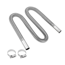 300cm Car Auto Air Parking Heater Exhaust Pipe with 2 Clamps Hose for Power Generator,