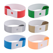 600 PCS Neon Colored Wristbands for Events, Synthetic Paper Waterproof Activity Identification