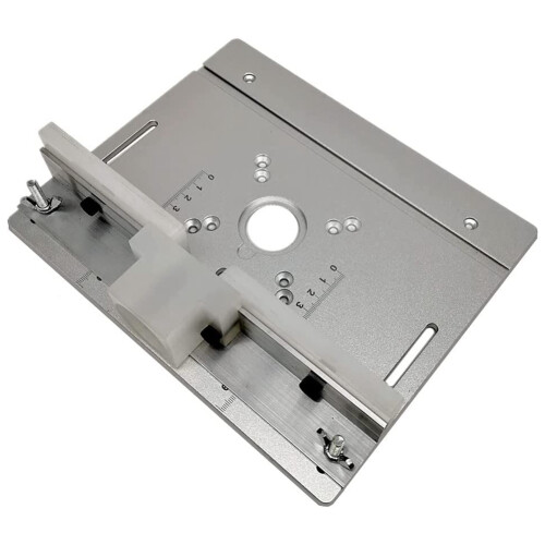 Router Table Insert Plate W/Miter Gauge for Woodworking Saw Multifunctional Trimmer A 2