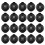 20 Pcs Fingerprint Ink Pad Mini Black Stamp Notary Supplies Identification Security ID 1