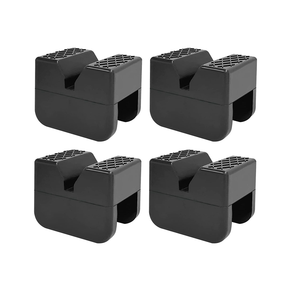 Jacks Stand Pads, Universal Rubber Pad Adapter, Rail Pinch Welds Protector, 4 Pack 4851426818856