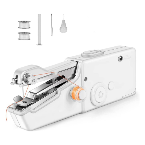 Portable Handheld Sewing Machine Practical Tool,Mini for Quick Stitching,US Plug 1