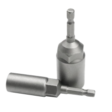 10Pcs 5.5mm-14mm Hex Socket Sleeve Nozzles Nut Driver Set for Power Drills Impact Drivers Screwdriver Handle Tools
