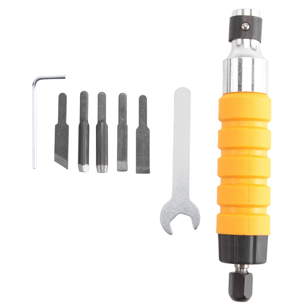 Electric Chisel + 5 Knives Open Wrench Engraving Tools Pen 4851426823201
