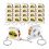 50 Pcs Keychain Tape Measure, Functional Pocket Small Measure Retractable, 3Ft 2