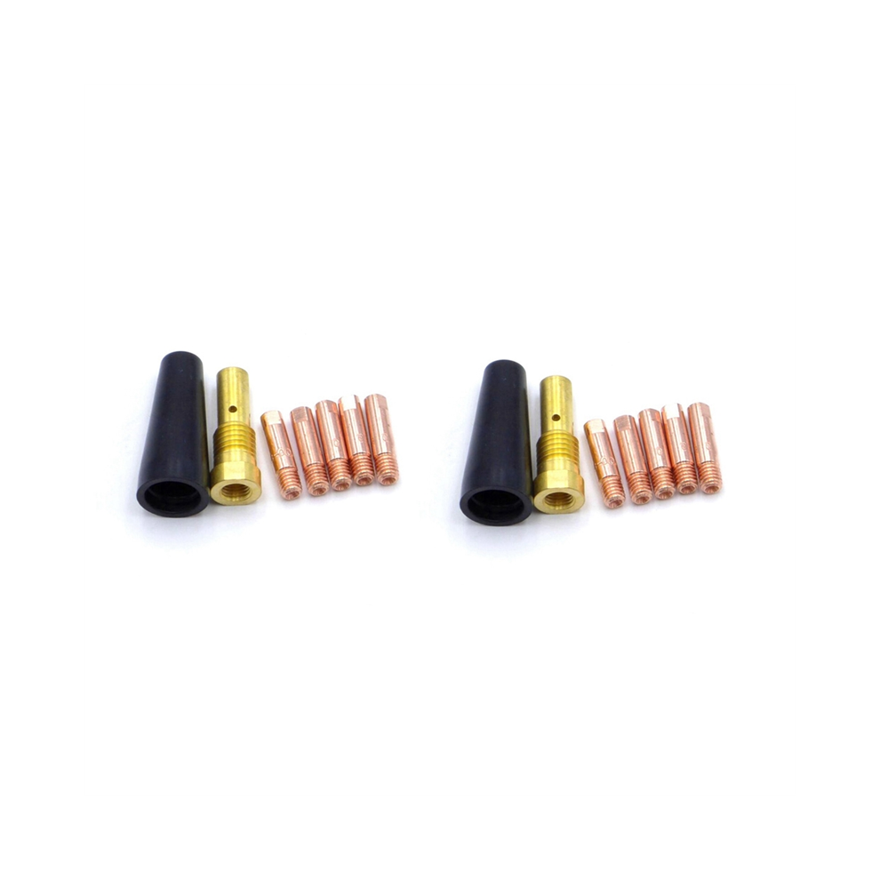 14Pcs Gasless Nozzle Tips For Fc90 Flux-Cored Wire Feed K3493-1 Mig Welder Welding Torch 0.9Mm Tip 4851426822495