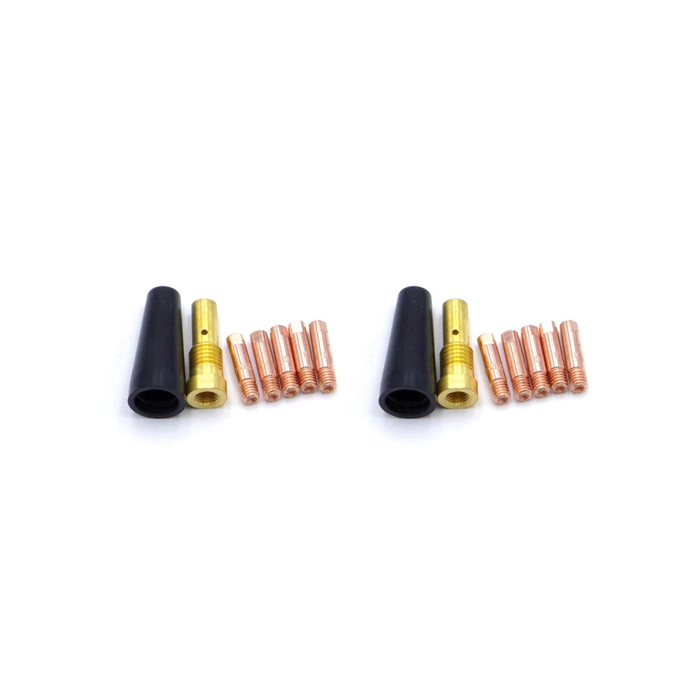 14Pcs Gasless Nozzle Tips For Fc90 Flux-Cored Wire Feed K3493-1 Mig Welder Welding Torch 0.8Mm Tip 4851426822600