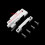 Window Sash Locks, 8 Pack White Locks & Latches Replacement for Anti-Theft Protect Family Security 6