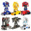 (Red) Transforming Car Robot Toy – One-Step Deformation Anime Action Figure – Puzzle Model 1