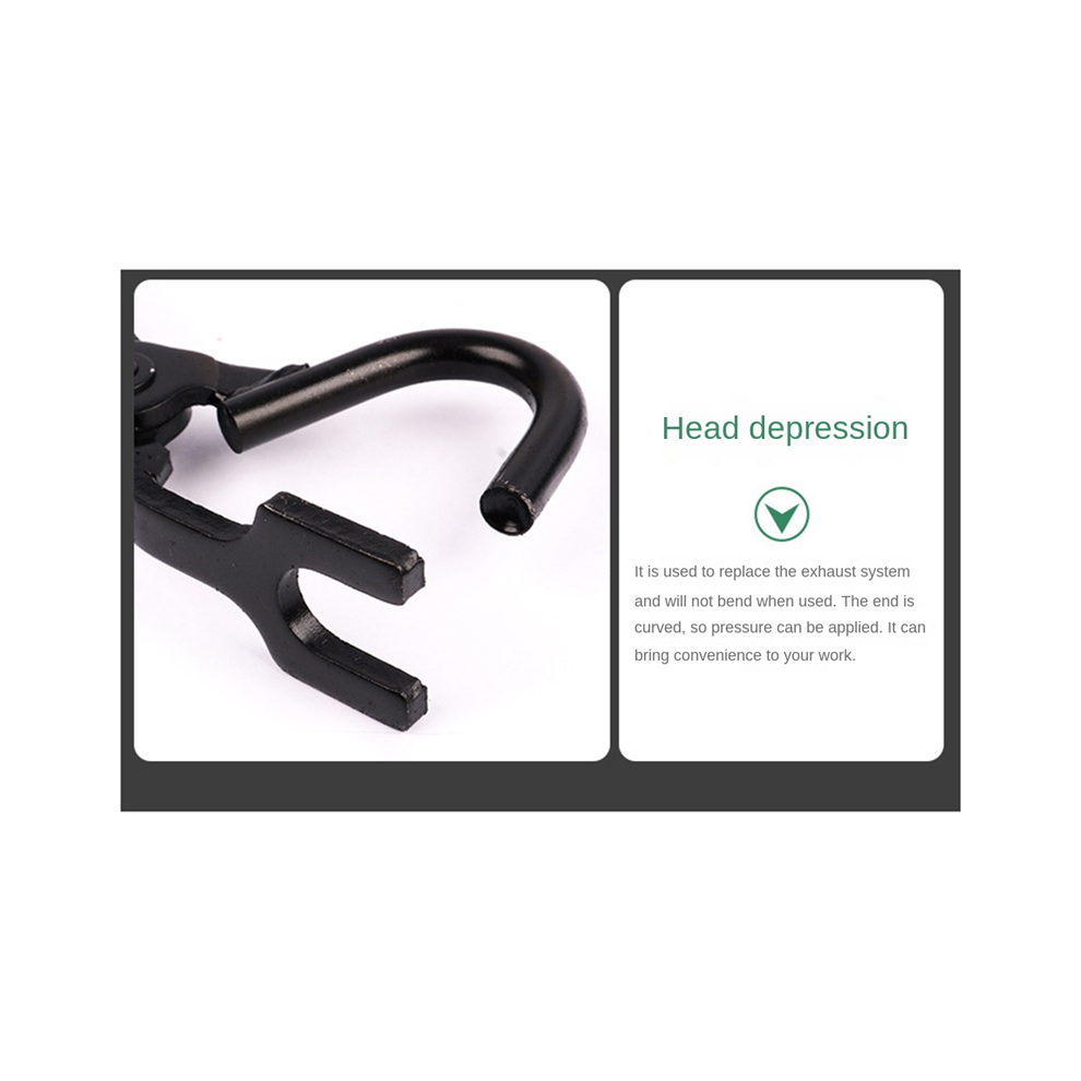 Car Exhaust Rubber Pad Pliers Hanger Removal Puller Heavy Duty Pipe Gasket Plier Tool 4851426820644