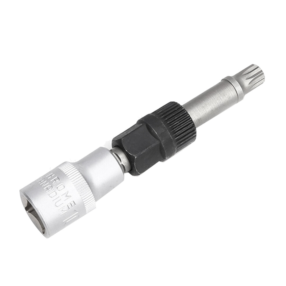 M10 Alternator Pulley Socket Drill Bit With 33 Teeth Tool Center-Bolt Remover Wrench 4851426826769