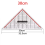 30CM Drawing Triangle Ruler Multi-Function Design with Handle Protractor Measurement 5