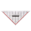 30CM Drawing Triangle Ruler Multi-Function Design with Handle Protractor Measurement 3
