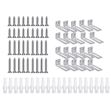 20 Set Whiteboard Installation Hardware Kit Wall Hanging Mounting Brackets for School Office