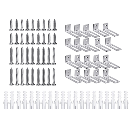 20 Set Whiteboard Installation Hardware Kit Wall Hanging Mounting Brackets for School Office 1