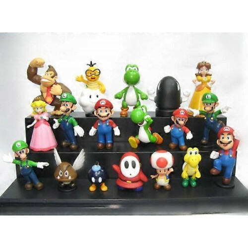 Super Mario 18 Pack Figures Christmas Gifts 1