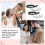 100 Pack Reusable Finger Size Gauge Measure Ring Sizer Plastic US Measurement Tool White and Black 6