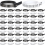 100 Pack Reusable Finger Size Gauge Measure Ring Sizer Plastic US Measurement Tool White and Black 2