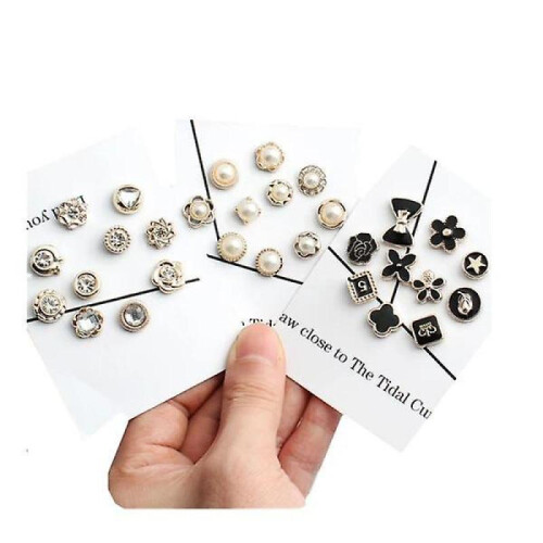 30 Pack Moden Brooch Buttons Brooch Pins