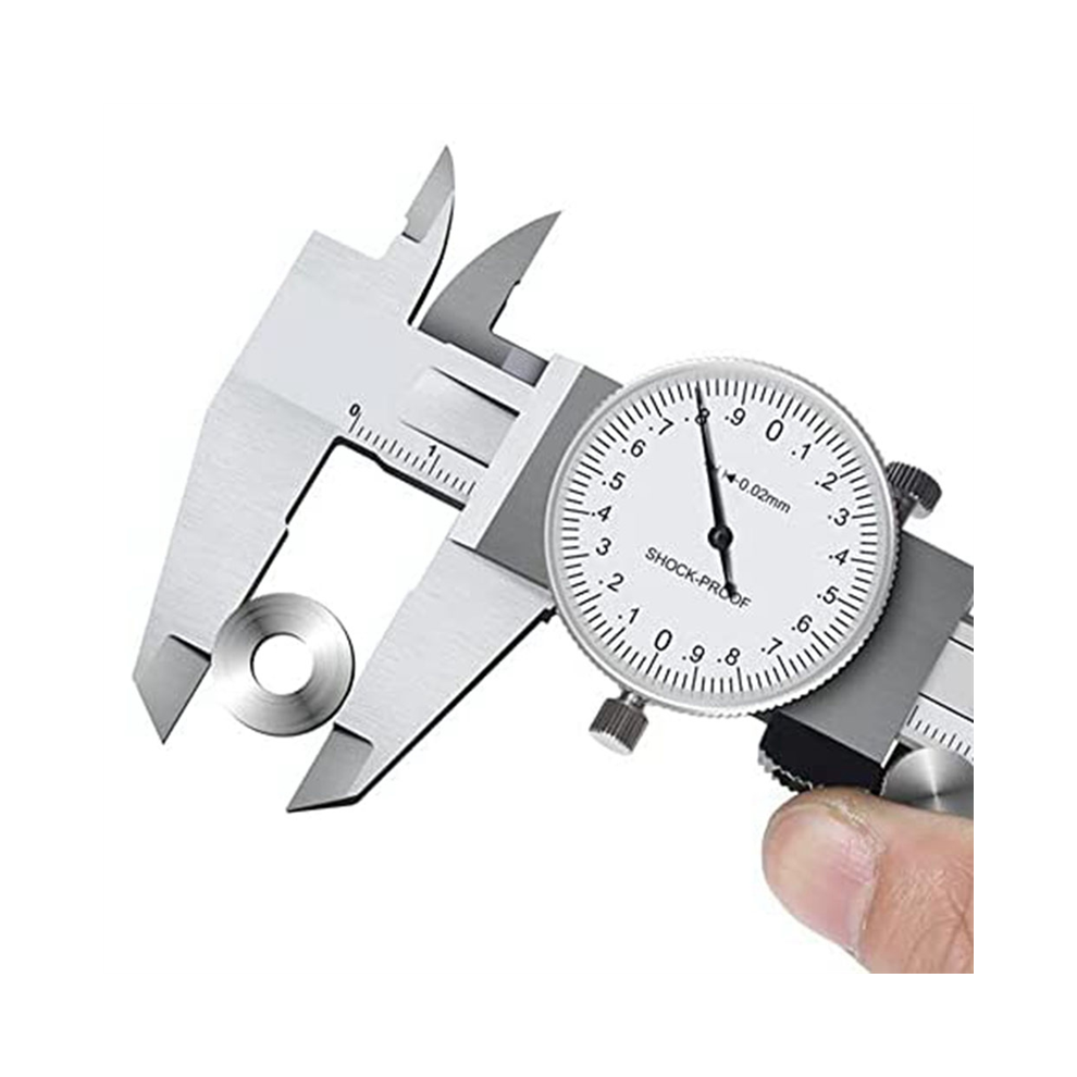 0-200Mm Metric Gauge Measuring Tool Dial Vernier Caliper Shock-Proof 0.02Mm (Tgbk150-0-200Mm) 4851426828329