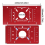 Router Lift with Fixed Base-Router Insert Plate-Woodworking Universal Base for 65mm Dia Motor-Red 8