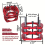Router Lift with Fixed Base-Router Insert Plate-Woodworking Universal Base for 65mm Dia Motor-Red 3
